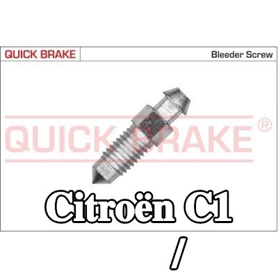 QUICK BRAKE برغي/صمام التهوية — Citroën C1