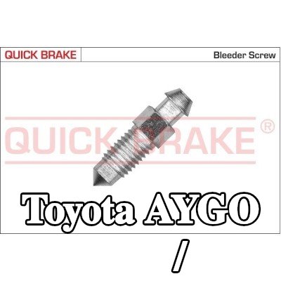 QUICK BRAKE برغي/صمام التهوية — Toyota Aygo