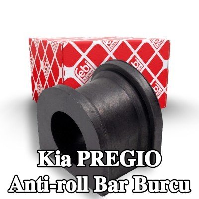 FEBI BILSTEIN Ön aks stabilizatör çubuğu burcu, 22mm, Kauçuk — Kia Pregio