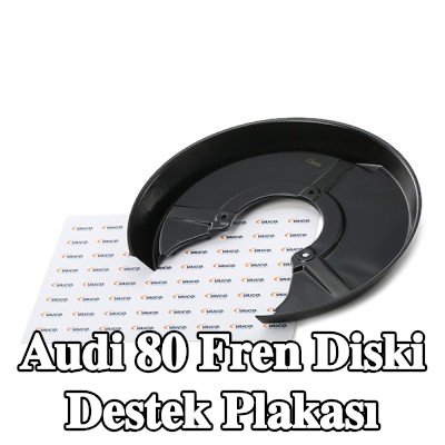 VAICO Fren diski destek plakası Arka Aks Sol, Orijinal VAICO Kalitesi — Audi 80