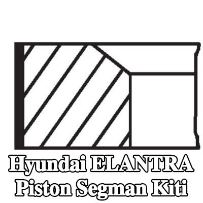 MAHLE Piston Segman Kiti — 2000 Hyundai Elantra