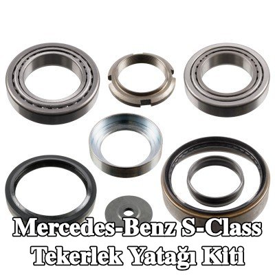 FEBI BILSTEIN Tekerlek yatağı kiti Arka Aks Sol, Arka Aks Sağ, mil contalı — 1990 Mercedes-Benz S-Class