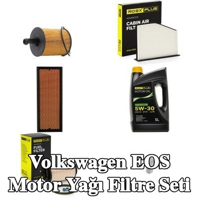 RIDEX PLUS Motor yağı filtre seti — Volkswagen Eos