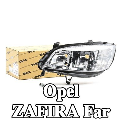 TYC Far Sol, H7, HB3, elektrik motoru olmadan — 2002 Opel Zafira