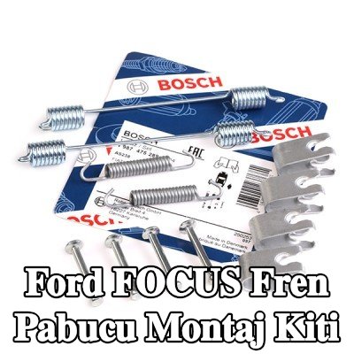 BOSCH Yaylı fren pabucu montaj kiti — 2012 Ford Focus