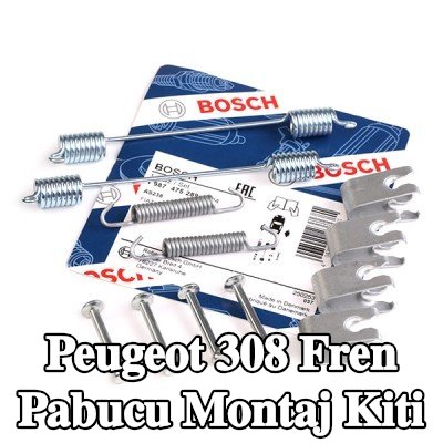 BOSCH Yaylı fren pabucu montaj kiti — Peugeot 308
