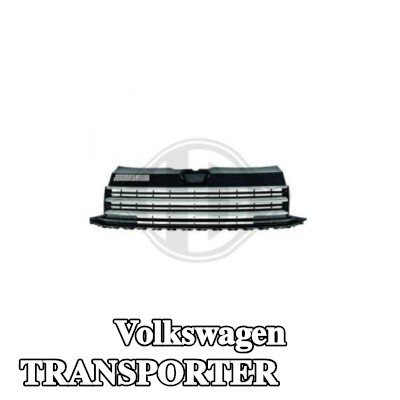DIEDERICHS شبكة المبرد HD Tuning, أسود, كروم — Volkswagen Transporter