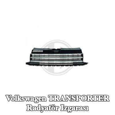 DIEDERICHS HD Tuning Radyatör Izgarası, siyah, krom — Volkswagen Transporter