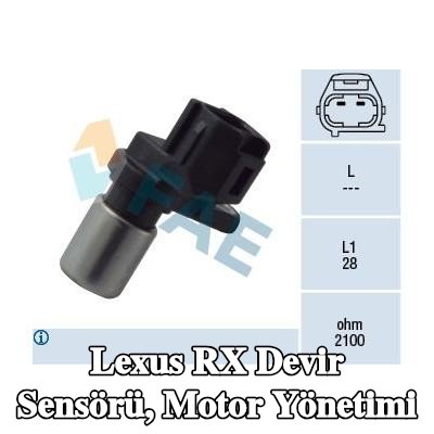 FAE Devir sensörü, motor yönetimi — Lexus Rx