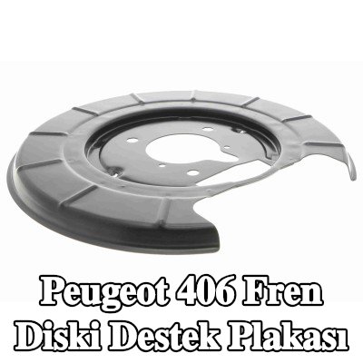 VAICO Fren diski destek plakası Arka Aks Sol, Orijinal VAICO Kalitesi — Peugeot 406