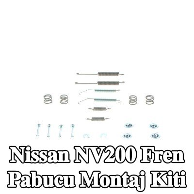 BOSCH Yaylı fren pabucu montaj kiti — Nissan Nv200
