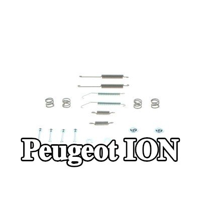 BOSCH مجموعة تركيب حذاء الفرامل مع نوابض — Peugeot Ion