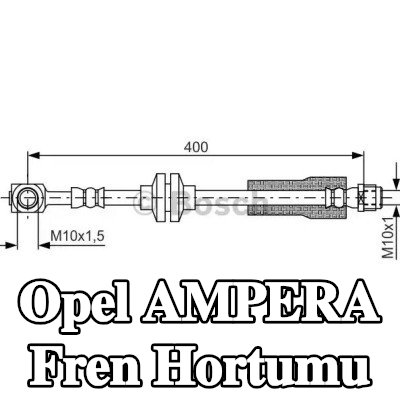 BOSCH Fren hortumu 400mm — Opel Ampera