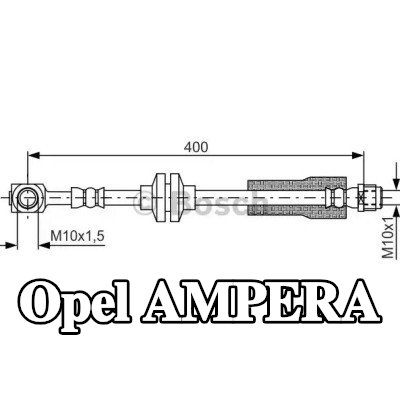 BOSCH خرطوم الفرامل 400mm — Opel Ampera