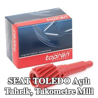 TOPRAN Açılı tahrik, takometre mili — SEAT Toledo