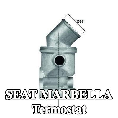 MAHLE Termostat 87°C, contalı/sızdırmaz — 1997 SEAT Marbella
