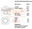 IAP QUALITY PARTS Piston segmanlı piston — Nissan Nt400 (3)