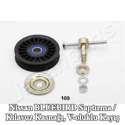 JAPANPARTS Saptırma / kılavuz kasnağı, V-ribbed belt Ø: 85mm — Nissan Bluebird