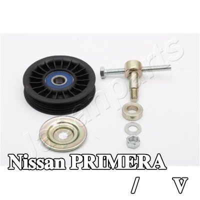 JAPANPARTS بكرة الانحراف/التوجيه, V-ribbed belt Ø: 85mm — 1990 Nissan Primera