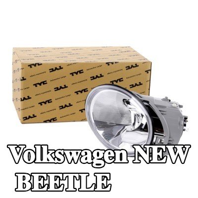 TYC المصباح الأمامي الأيسر, H1/H1, بدون محرك كهربائي — Volkswagen New Beetle