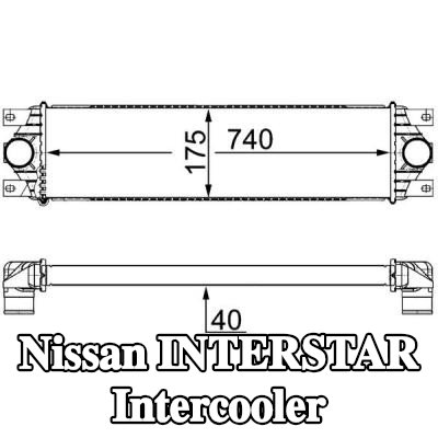 MAHLE Intercooler — Nissan Interstar