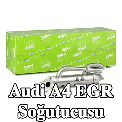 VALEO Conasız/sızdırmazlık elemanı olmayan EGR soğutucu, EGR valfi olmadan, kelepçe olmadan, ORIGINAL PART — 2004 Audi A4