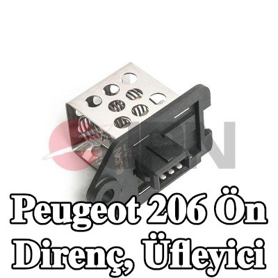 JPN Ön direnç, üfleyici — Peugeot 206