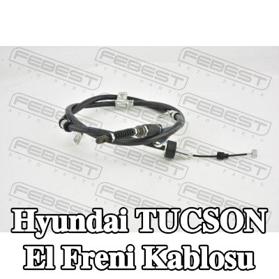 FEBEST El freni kablosu Sol Arka, 1470mm — 2012 Hyundai Tucson