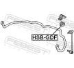 FEBEST Ön aks stabilizatör çubuğu burcu, 22mm — 2003 Honda City (2)