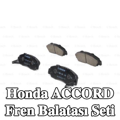 BOSCH Fren balatası seti 18, 1mm, gıcırtı önleyici plaka ile — 1997 Honda Accord