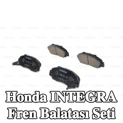 BOSCH Fren balatası seti 18, 1mm, gıcırtı önleyici plaka ile — 2000 Honda Integra