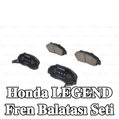 BOSCH Fren balatası seti 18, 1mm, gıcırtı önleyici plaka ile — 1997 Honda Legend