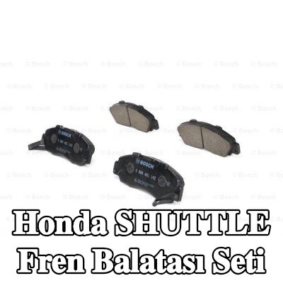BOSCH Fren balatası seti 18, 1mm, gıcırtı önleyici plaka ile — Honda Shuttle