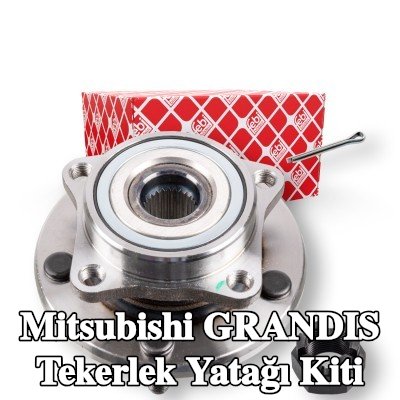 FEBI BILSTEIN Sol ön aks tekerlek yatağı kiti, Ön Aks Sağ, Tekerlek göbeğine entegre tekerlek yatağı, tekerlek göbeği ile — 2000 Mitsubishi Grandis