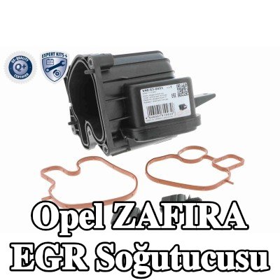 VEMO Contalar/sızdırmazlık elemanları ile EGR soğutucusu, EGR soğutucusuz, EGR valfi olmadan, Q+, orijinal ekipman üreticisi kalitesi — 2016 Opel Zafira