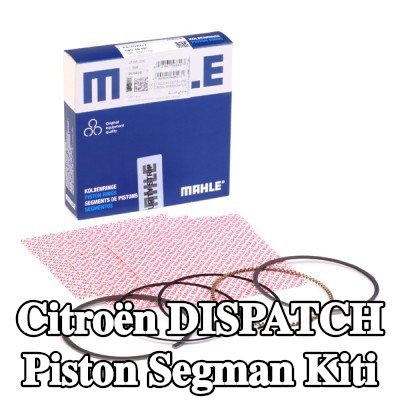 MAHLE Piston Segman Kiti — 2012 Citroën Dispatch