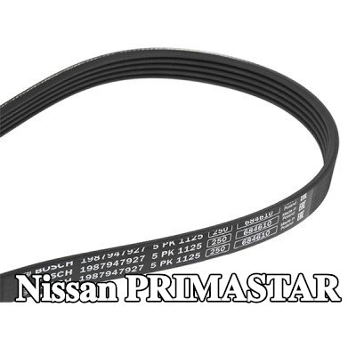 BOSCH حزام سيربنتين 1125mm, Number of ribs: 5 — 2001 Nissan Primastar