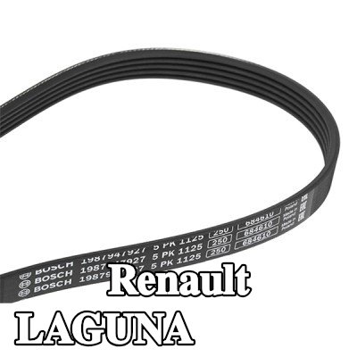 BOSCH حزام سيربنتين 1125mm, Number of ribs: 5 — 2002 Renault Laguna