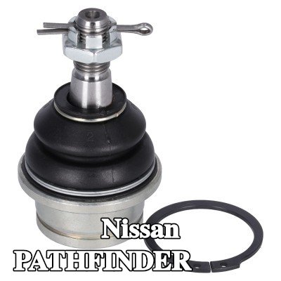 FEBI BILSTEIN مفصل كروي للمحور الأمامي الأيسر, المحور الأمامي الأيمن, علوي, 18mm, مع صمولة تاجية ودبوس مقسم, مع حلقة تثبيت — Nissan Pathfinder