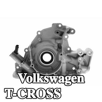 VAICO مضخة الزيت مع صمام ضغط الزيت الكهربائي, مع مانع تسرب العمود — Volkswagen T-cross