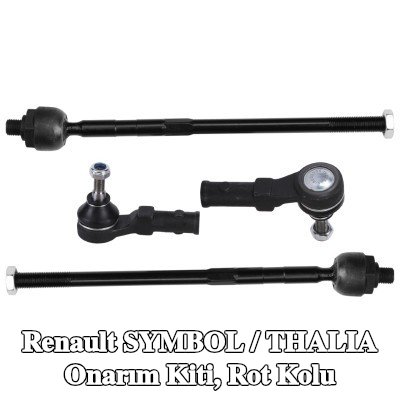 RIDEX Onarım Kiti, bağlantı çubuğu Ön Aks Sol, Ön Aks Sağ — Renault Symbol / Thalia