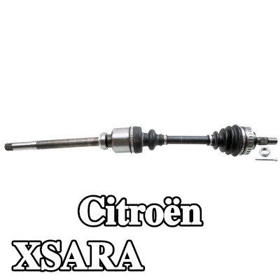 FEBI BILSTEIN عمود الدفع للمحور الأمامي الأيمن, مع صمولة, مع دبوس منقسم — Citroën Xsara