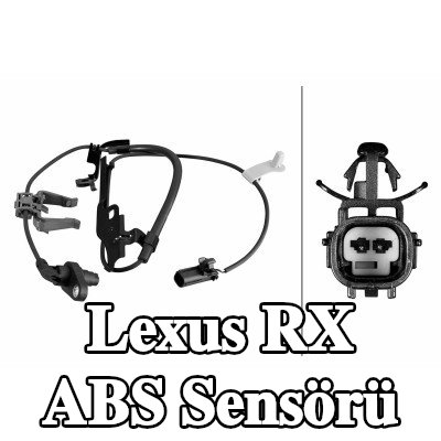 HELLA ABS sensörü Ön Aks, klips ile — 2012 Lexus Rx