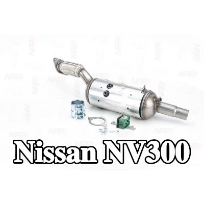 NAP carparts مرشح جسيمات الديزل مع مواد التثبيت/التركيب — Nissan Nv300