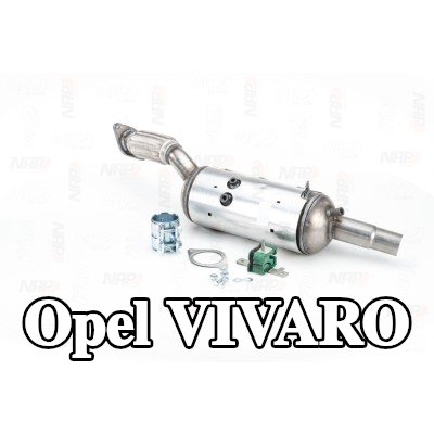 NAP carparts مرشح جسيمات الديزل مع مواد التثبيت/التركيب — 2016 Opel Vivaro