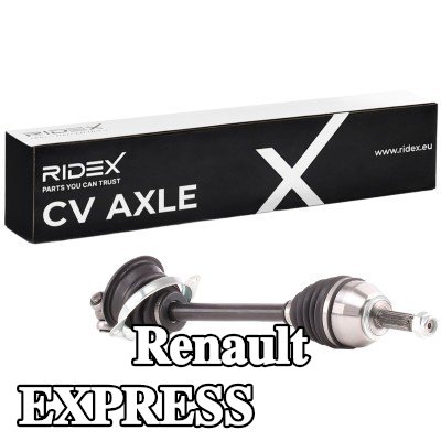 RIDEX عمود الدفع المحور الأمامي الأيسر, 593mm — Renault Express