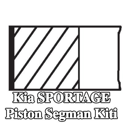 MAHLE Piston Segman Kiti — 2002 Kia Sportage