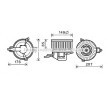 PRASCO Isıtıcı fan motoru — Peugeot 306 (2)