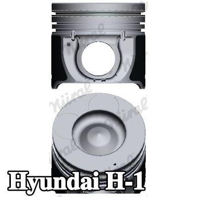 NÜRAL مكبس مع قناة تبريد, مع حامل حلقة المكبس — Hyundai H-1