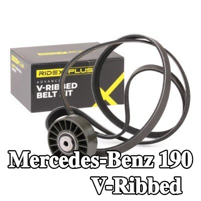 RIDEX PLUS مجموعة أحزمة V-Ribbed — Mercedes-Benz 190